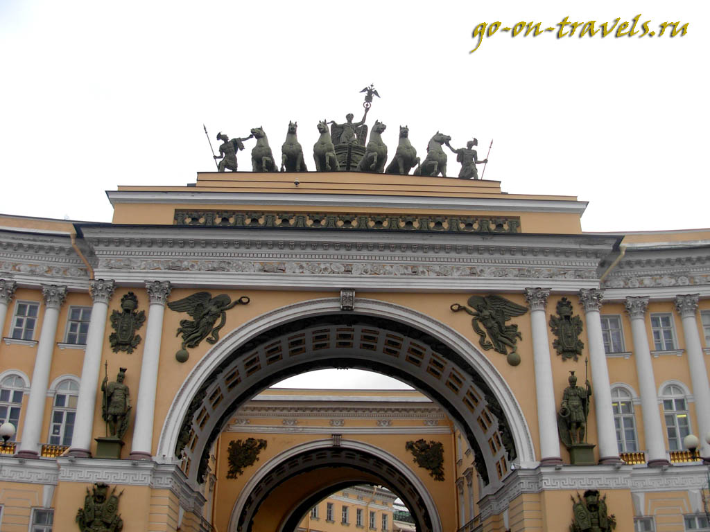 Арка главного штаба, «Колесница Славы»