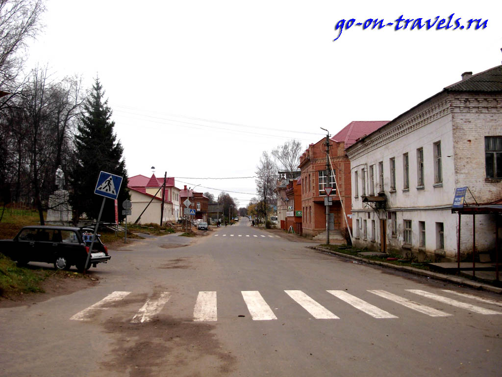 Угличская улица. Достопримечательности Мышкина.